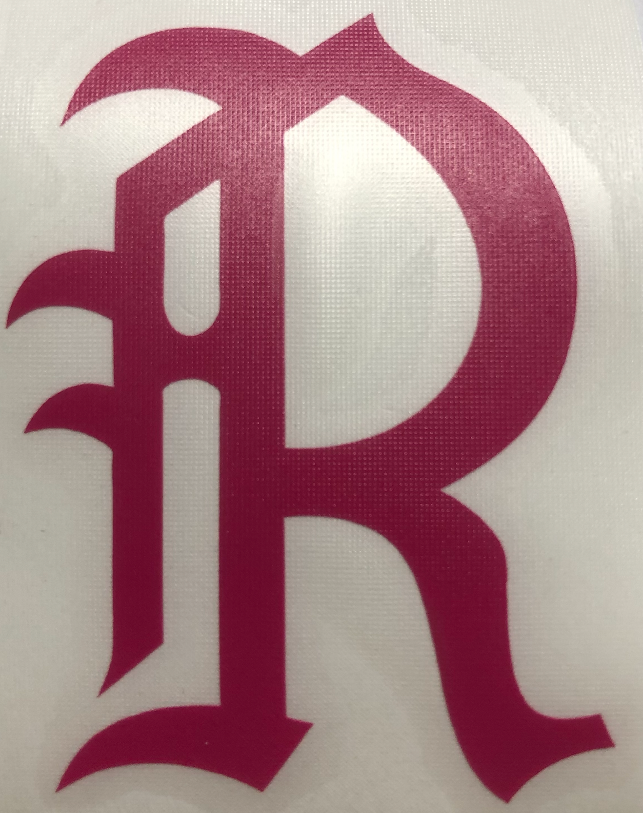 Aufkleber R pink