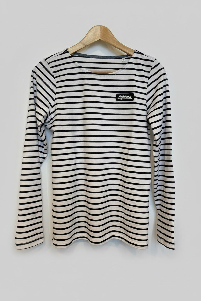 Langarmshirt Damen Striped