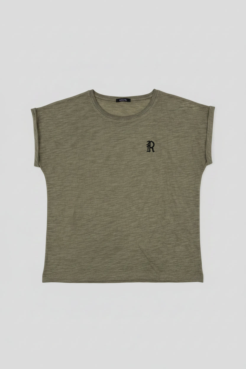 Diese Shirt Olive and Black