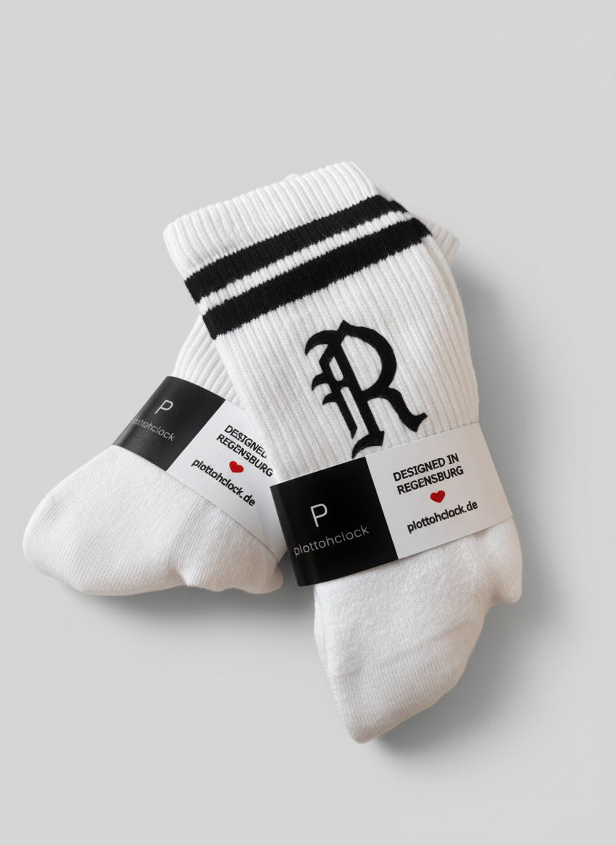 Socken R Weiß