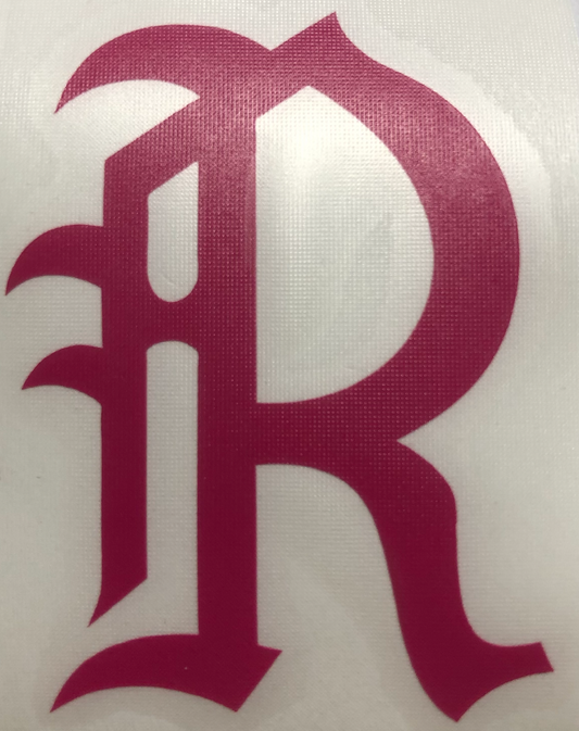 Aufkleber R pink