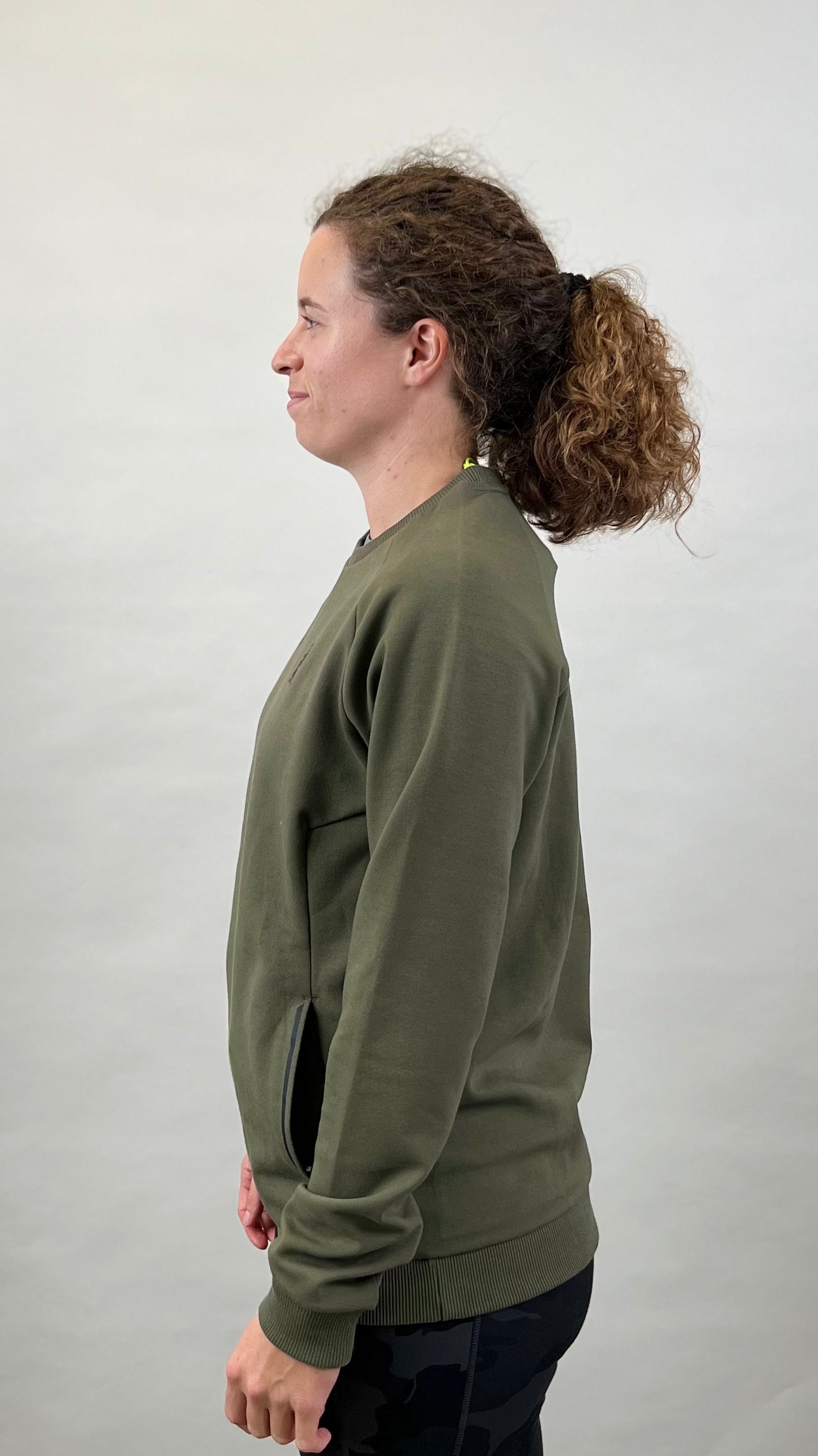 Crew Sweat olive