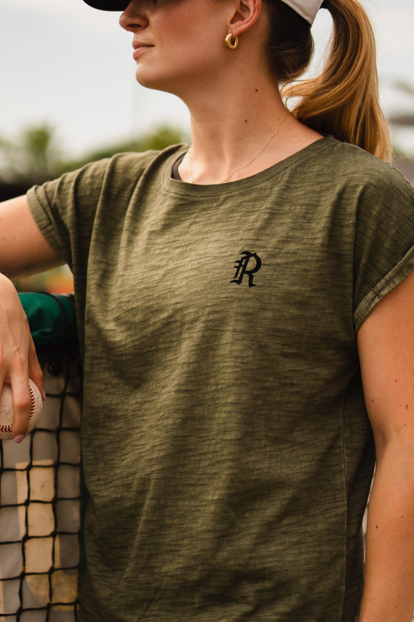 Diese Shirt Olive and Black